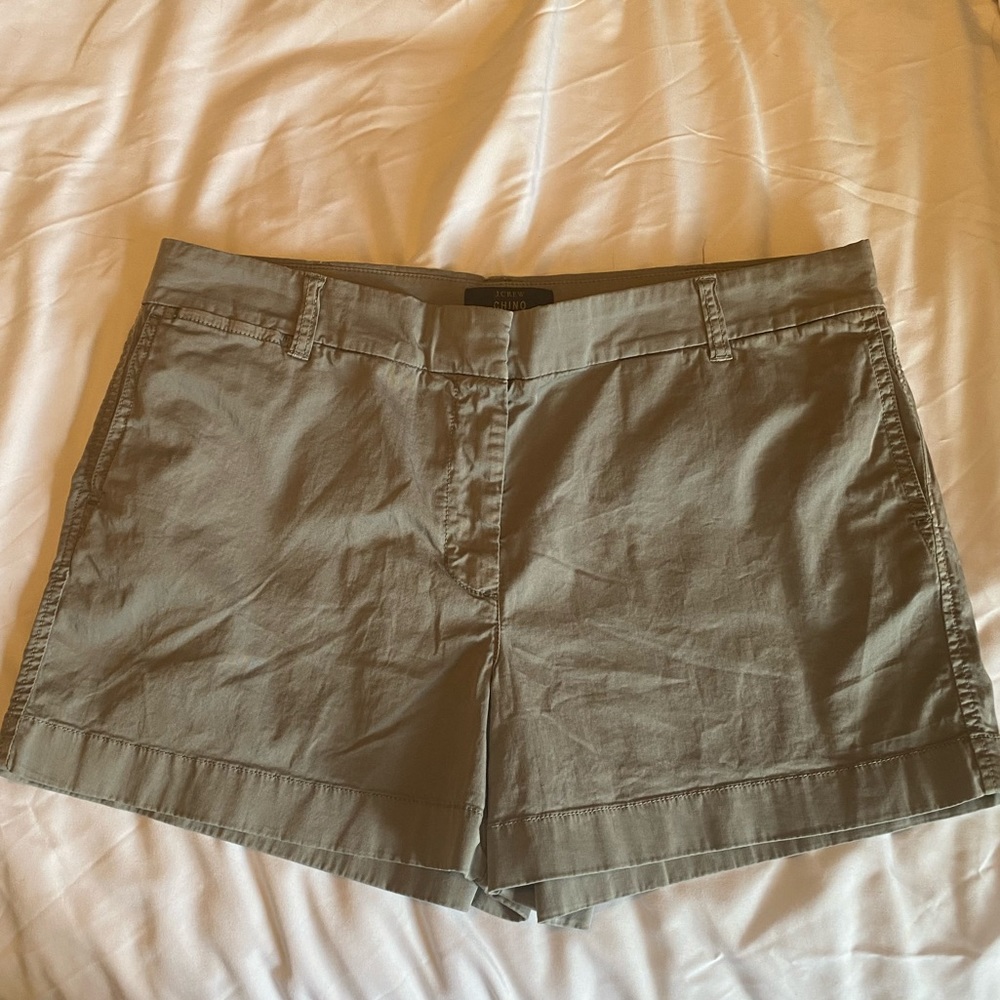 Jcrew grey chino shorts